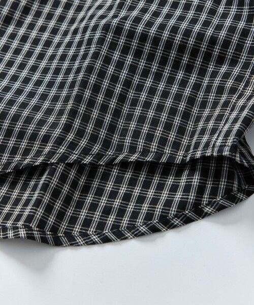 FREAK'S STORE（フリークスストア）の「限定展開 Relax Fit リラックスフィット チェック レギュラーカラーシャツ（シャツ/ブラウス・メンズ・サックスブルー/ブラック/ホワイト/グリーン/ブラウン/ネイビー/ベージュ・LARGE/MEDIUM/SMALL）」の11枚目の写真