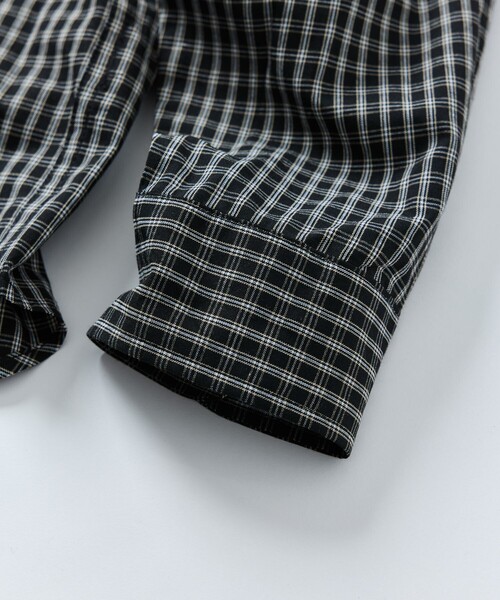 FREAK'S STORE（フリークスストア）の「限定展開 Relax Fit リラックスフィット チェック レギュラーカラーシャツ（シャツ/ブラウス・メンズ・サックスブルー/ブラック/ホワイト/グリーン/ブラウン/ネイビー/ベージュ・LARGE/MEDIUM/SMALL）」の12枚目の写真