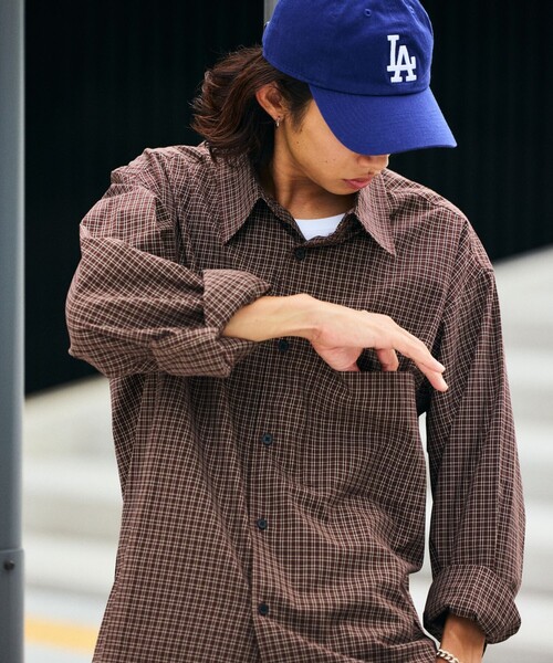RASSVET(.РАССВЕТ)チェック柄 リラックスフィットパンツ