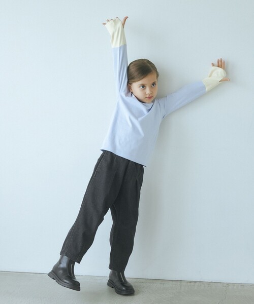 green label relaxing（グリーンレーベルリラクシング）の「TJ デニム カーブパンツ / キッズ  100cm-130cm - ストレッチ -（デニムパンツ・キッズ・ライトブルー/コバルトブルー/ブラック・100cm/130cm/120cm/110cm）」の6枚目の写真