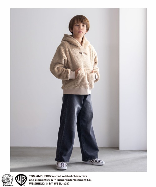 TOM＆JERRY ジェリー タフィー モコモコボアパーカー ハロウィン