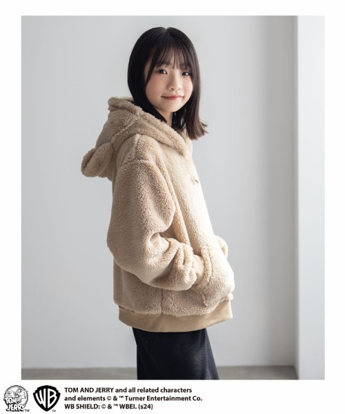 TOM＆JERRY ジェリー タフィー モコモコボアパーカー ハロウィン