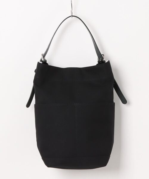 TIDEWAY(タイドウェイ)の「ALBERTON DUCK 1 HNDL TOTE(トートバッグ・メンズ・ブラック/グレイッシュベージュ/キナリ・FREE)」の1枚目の写真