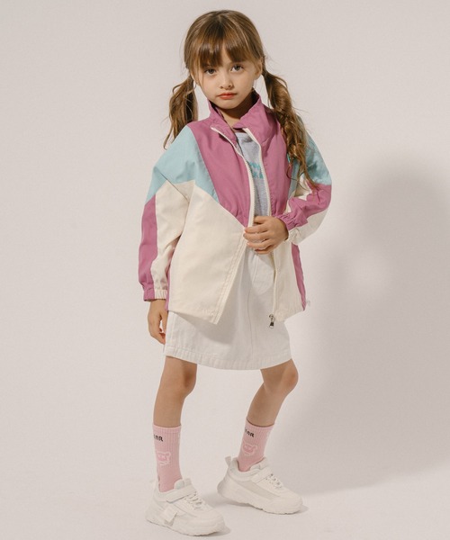 ワンポイント配色アノラックパーカー（ナイロンジャケット）｜URBAN