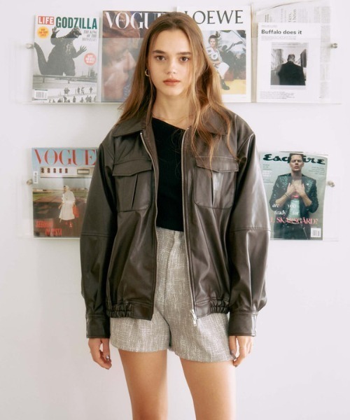 archives(アルシーヴ)の「HWツイードタックショートパンツ(その他パンツ・レディース・ブラウン/グレー/ブラック・MEDIUM)」の8枚目の写真