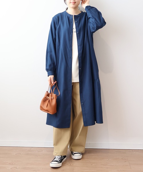 MB mint breeze(エムビーミントブリーズ)の「【L~6L 大きいサイズ】裏起毛ストレッチワイドパンツ(その他パンツ・レディース・ベージュ/ブラック・LL/3L/4L/5L/L/6L)」の9枚目の写真
