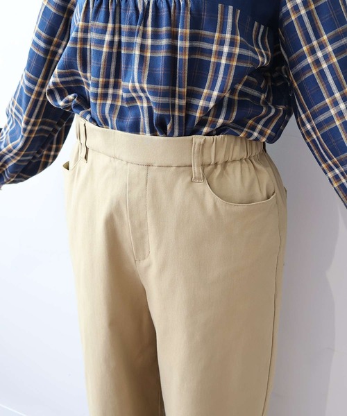 MB mint breeze(エムビーミントブリーズ)の「【L~6L 大きいサイズ】裏起毛ストレッチワイドパンツ(その他パンツ・レディース・ベージュ/ブラック・LL/3L/4L/5L/L/6L)」の15枚目の写真