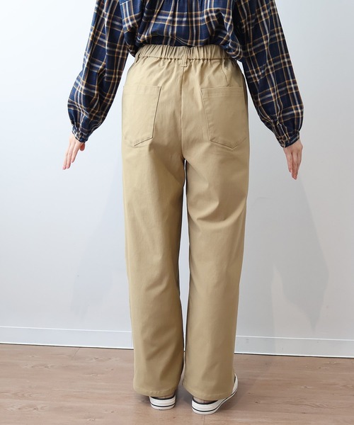 MB mint breeze(エムビーミントブリーズ)の「【L~6L 大きいサイズ】裏起毛ストレッチワイドパンツ(その他パンツ・レディース・ベージュ/ブラック・LL/3L/4L/5L/L/6L)」の13枚目の写真