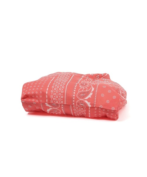 BAYFLOW（ベイフロー）の「BFバンダナマルシェバック（エコバッグ/サブバッグ・レディース・レッド/ネイビー・0）」の7枚目の写真