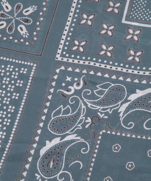 BAYFLOW（ベイフロー）の「BFバンダナマルシェバック（エコバッグ/サブバッグ・レディース・レッド/ネイビー・0）」の13枚目の写真