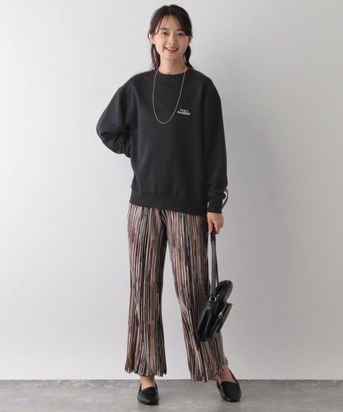 GLOBAL WORK Smile Seed Store（グローバルワーク スマイルシードストア）の「プリントプルオーバースウェット/116032（Tシャツ/カットソー・レディース・アイボリー/ブラック/ネイビー/チャコール/杢グレー・MEDIUM/X-LARGE/LARGE/SMALL）」の12枚目の写真