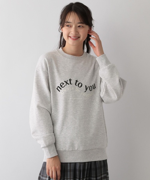 GLOBAL WORK Smile Seed Store（グローバルワーク スマイルシードストア）の「プリントプルオーバースウェット/116032（Tシャツ/カットソー・レディース・アイボリー/ブラック/ネイビー/チャコール/杢グレー・MEDIUM/X-LARGE/LARGE/SMALL）」の20枚目の写真