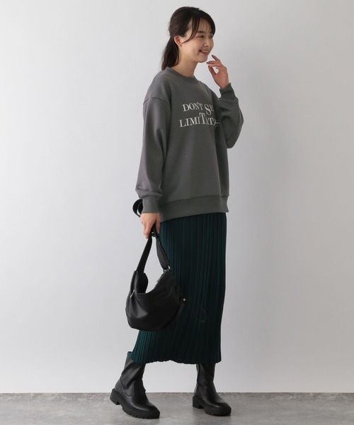 GLOBAL WORK Smile Seed Store（グローバルワーク スマイルシードストア）の「プリントプルオーバースウェット/116032（Tシャツ/カットソー・レディース・アイボリー/ブラック/ネイビー/チャコール/杢グレー・MEDIUM/X-LARGE/LARGE/SMALL）」の22枚目の写真