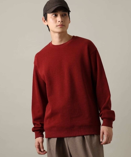 a.v.v（アーヴェヴェ）の「【ジャケイン可】新感覚大人スウェット(グッドスウェットシリーズ)（スウェット・メンズ・アイボリー/ダークインディゴブルー/レッド/ブラック・44/46/48/50）」の4枚目の写真