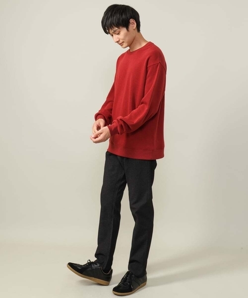 a.v.v（アーヴェヴェ）の「【ジャケイン可】新感覚大人スウェット(グッドスウェットシリーズ)（スウェット・メンズ・アイボリー/ダークインディゴブルー/レッド/ブラック・44/46/48/50）」の15枚目の写真
