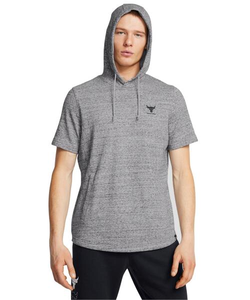 【セール】UAプロジェクトロック テリー ショートスリーブ フーディー（ライフスタイル/メンズ）（スウェット）｜UNDER ARMOUR（アンダーアーマー）