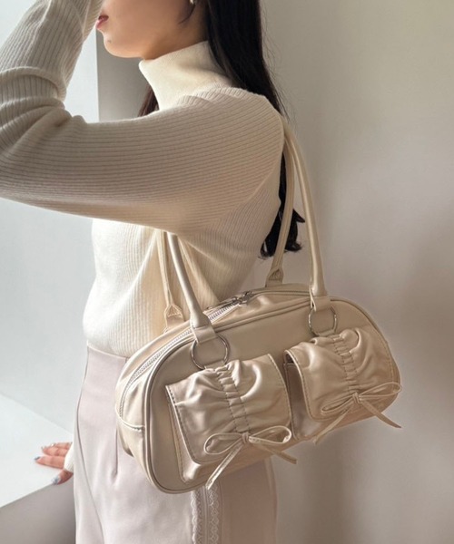 セール】ドロストポケット付きボストンバッグ（ボストンバッグ）｜one