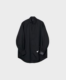 【ALMOSTBLACK/オールモストブラック】WOVEN ENBRODARY 3D SHIRTS