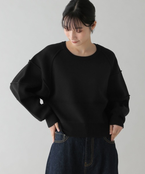 セール】《natural by clip》12ゲージスウェットライクプルオーバー