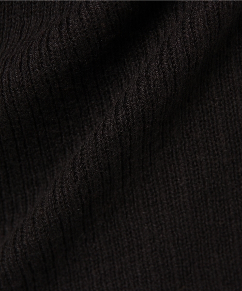 CIAOPANIC（チャオパニック）の「【Ciaopanic】　リブ編みV/NP/O（ニット/セーター・レディース・ダークカーキ/ブラウン/ブラック・FREE）」の10枚目の写真