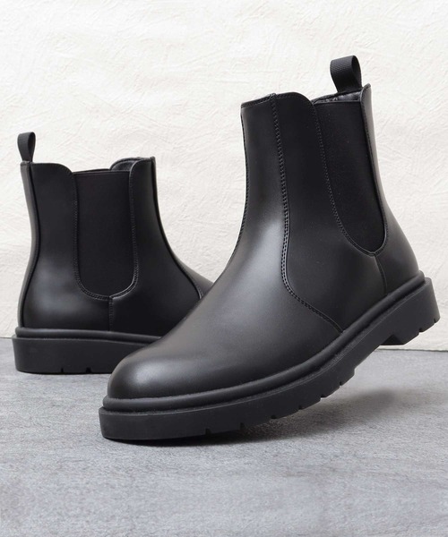 選べる2デザイン クッションソール ドレスブーツ（レースアップ・サイドゴア）（ブーツ）｜glabella（グラベラ） 6,811円