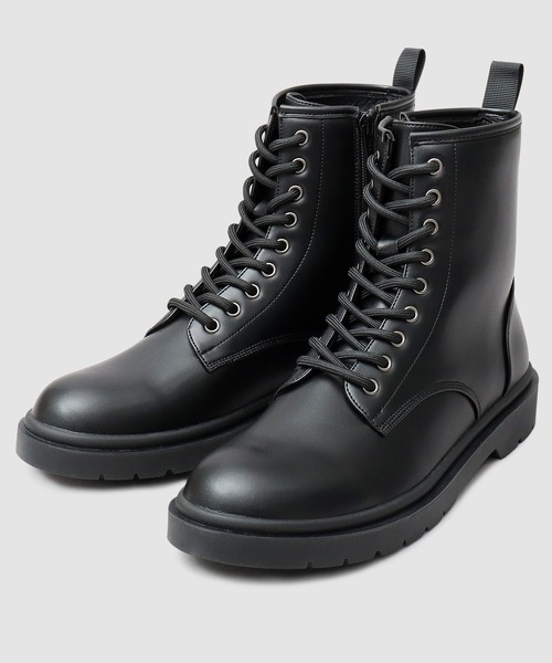 glabella（グラベラ）の「選べる2デザイン クッションソール ドレスブーツ（レースアップ・サイドゴア）（ブーツ・メンズ・ブラック/ブラック系その他・L/M/S）」の7枚目の写真