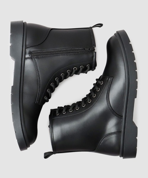 glabella（グラベラ）の「選べる2デザイン クッションソール ドレスブーツ（レースアップ・サイドゴア）（ブーツ・メンズ・ブラック/ブラック系その他・L/M/S）」の12枚目の写真