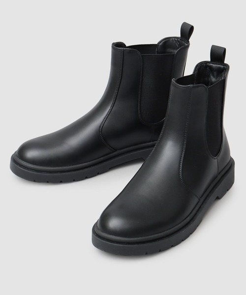 glabella（グラベラ）の「選べる2デザイン クッションソール ドレスブーツ（レースアップ・サイドゴア）（ブーツ・メンズ・ブラック/ブラック系その他・L/M/S）」の16枚目の写真