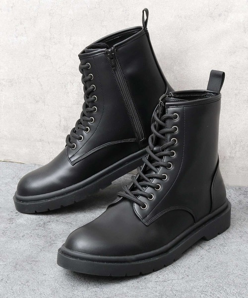 glabella（グラベラ）の「選べる2デザイン クッションソール ドレスブーツ（レースアップ・サイドゴア）（ブーツ・メンズ・ブラック/ブラック系その他・L/M/S）」の17枚目の写真