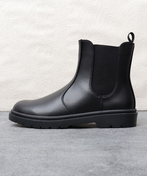 glabella（グラベラ）の「選べる2デザイン クッションソール ドレスブーツ（レースアップ・サイドゴア）（ブーツ・メンズ・ブラック/ブラック系その他・L/M/S）」の21枚目の写真