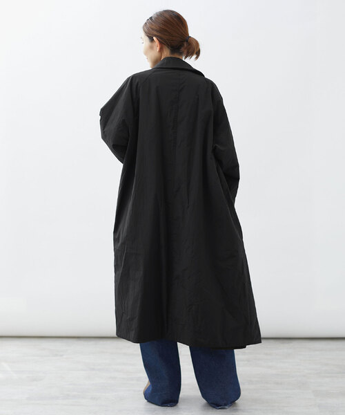 ATON(エイトン)の「ATON(エイトン)Techno Co Padded コート CMAGCW0904(ステンカラーコート・レディース・ブラック・FREE)」の5枚目の写真