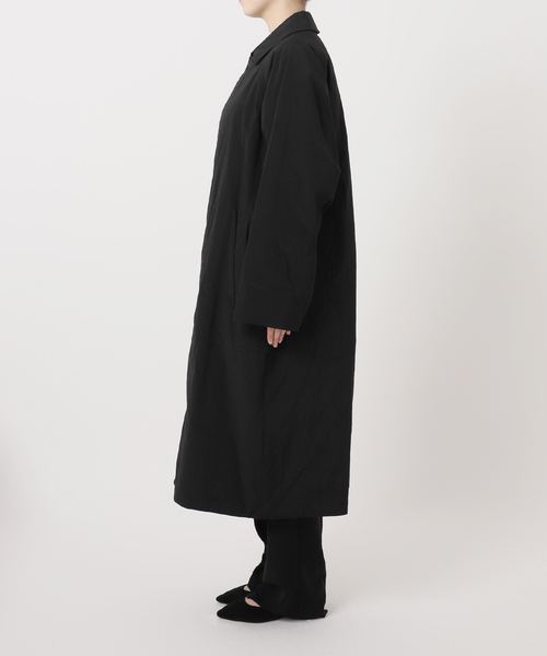 ATON(エイトン)の「ATON(エイトン)Techno Co Padded コート CMAGCW0904(ステンカラーコート・レディース・ブラック・FREE)」の19枚目の写真