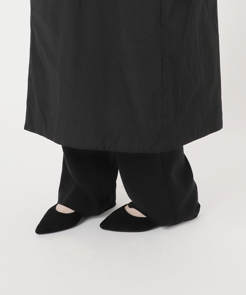 ATON(エイトン)の「ATON(エイトン)Techno Co Padded コート CMAGCW0904(ステンカラーコート・レディース・ブラック・FREE)」の18枚目の写真