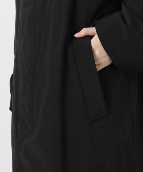 ATON(エイトン)の「ATON(エイトン)Techno Co Padded コート CMAGCW0904(ステンカラーコート・レディース・ブラック・FREE)」の7枚目の写真