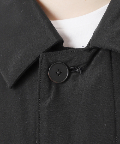 ATON(エイトン)の「ATON(エイトン)Techno Co Padded コート CMAGCW0904(ステンカラーコート・レディース・ブラック・FREE)」の8枚目の写真