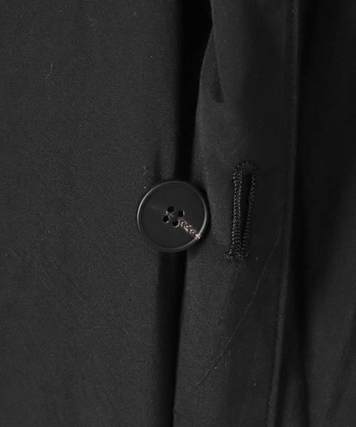 ATON(エイトン)の「ATON(エイトン)Techno Co Padded コート CMAGCW0904(ステンカラーコート・レディース・ブラック・FREE)」の9枚目の写真