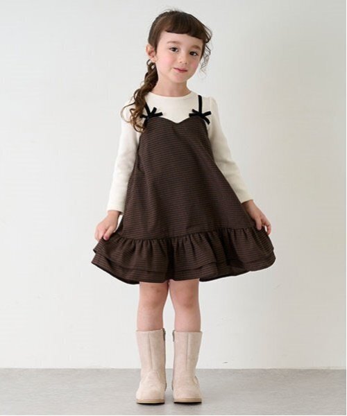 petit main（プティマイン）の「ロングブーツ（ブーツ・キッズ・ブラック/ベージュ・17cm/18cm/19cm）」の8枚目の写真