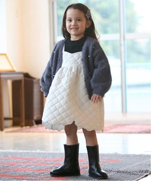 petit main（プティマイン）の「ロングブーツ（ブーツ・キッズ・ブラック/ベージュ・17cm/18cm/19cm）」の15枚目の写真