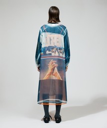 nontokyo ノントーキョー　ワンピース　シースルー　シアー NON TOKYO ノントーキョー / DIRECT PRINT SHEER ONE-PIECE / OVER