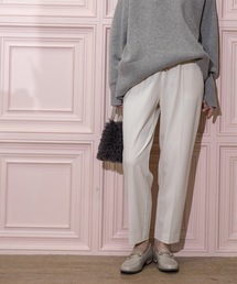 OPAQUE.CLIP | 《SS-LLsize》裏起毛ストレッチイージーテーパードパンツ【蓄熱素材/洗濯機洗い可】(その他パンツ)