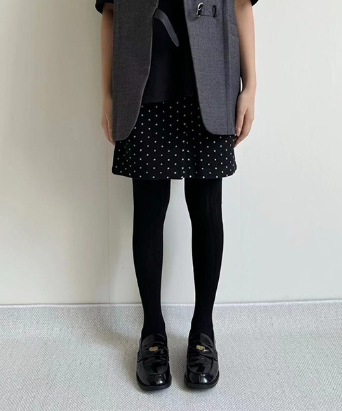 c.u.l（シーユーエル）の「ストライプダイヤ柄 カラータイツ cula1039（タイツ/ストッキング・レディース・グレー/ライトベージュ/アイボリー/ブラック/ダークブラウン/ブラウン/ダークグレー・FREE）」の16枚目の写真