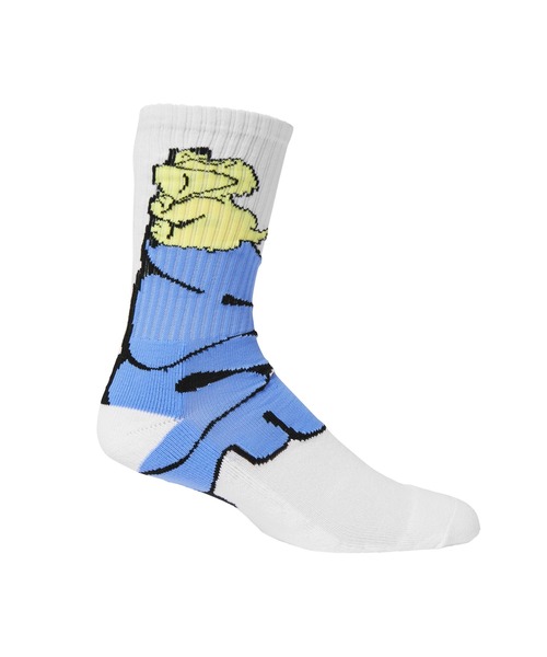 HUF（ハフ）の「DOG SENSE SOCKS（ソックス/靴下・メンズ・ホワイト・ONE SIZE）」の2枚目の写真