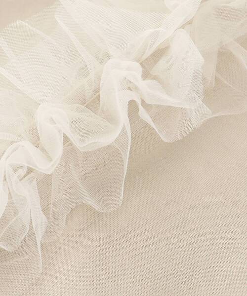 MAJESTIC LEGON（マジェスティックレゴン）の「SZKコラボ チャーミングスウェット（スウェット・レディース・ベージュ/オフホワイト/グレー・MEDIUM）」の9枚目の写真