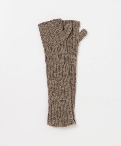William Brunton Hand Knits（ウィリアム ブラントン ハンド ニット）の「William Brunton Hand Knits　リブアームウォーマー（手袋・レディース・オートミール/ライトブラウン/グレー・FREE）」の5枚目の写真