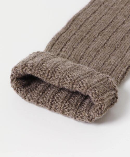 William Brunton Hand Knits（ウィリアム ブラントン ハンド ニット）の「William Brunton Hand Knits　リブアームウォーマー（手袋・レディース・オートミール/ライトブラウン/グレー・FREE）」の8枚目の写真