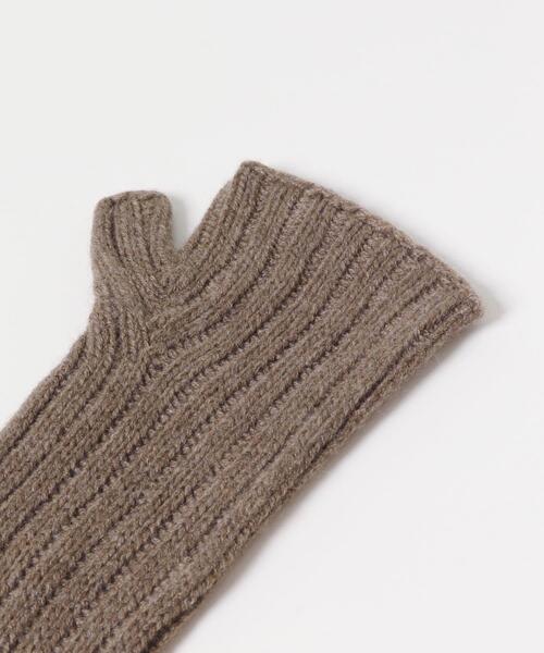 William Brunton Hand Knits（ウィリアム ブラントン ハンド ニット）の「William Brunton Hand Knits　リブアームウォーマー（手袋・レディース・オートミール/ライトブラウン/グレー・FREE）」の9枚目の写真