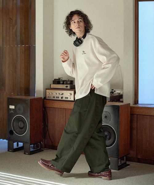 セール】【POLO CHAMPS 別注】カットコーデュロイロゴ刺繍モック