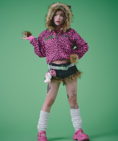 【GALFY】全ぎゃるの為のヒョウ柄ぱぁかぁ 予約商品】GALFY(ガルフィー) 全ぎゃるの為のヒョウ柄ぱぁかぁ