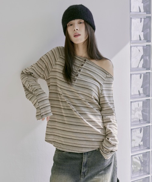 UNE MANSION(ユヌマンション)の「アンゴラモヘアニットビーニー(ニットキャップ/ビーニー・レディース・グレー/ベージュ/アイボリー/ブラック・ONE SIZE)」の7枚目の写真