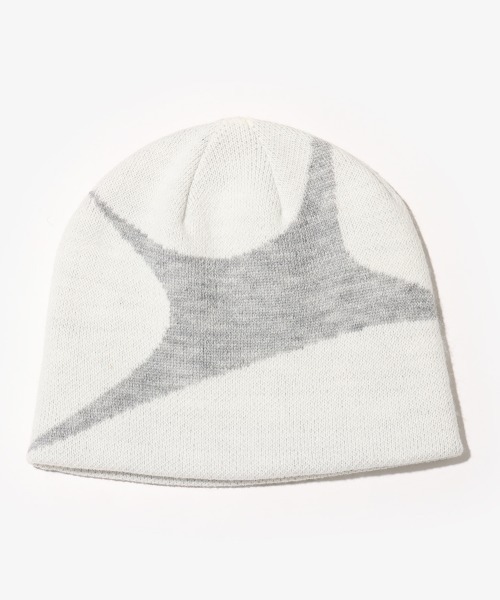 atmos pink(アトモスピンク)の「atmos pink Motif Jaquard Beanie / アトモス ピンク モチーフ ジャガード ビーニー(ニットキャップ/ビーニー・レディース・ブラック/カーキ/ホワイト・FREE)」の2枚目の写真